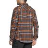 CQR Men’s 100% All Cotton Button Down Flannel Shirts, Long Sleeve Brushed Warm Soft Casual Outdoor Plaid Shirt(Plaid Dakota Grey)