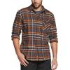 CQR Men’s 100% All Cotton Button Down Flannel Shirts, Long Sleeve Brushed Warm Soft Casual Outdoor Plaid Shirt(Plaid Dakota Grey)