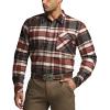 CQR Men’s 100% All Cotton Button Down Flannel Shirts, Long Sleeve Brushed Warm Soft Casual Outdoor Plaid Shirt(Plaid Folk Tale)