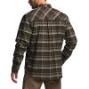 CQR Men’s 100% All Cotton Button Down Flannel Shirts, Long Sleeve Brushed Warm Soft Casual Outdoor Plaid Shirt(Plaid Hickory Green)