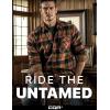 CQR Men’s 100% All Cotton Button Down Flannel Shirts, Long Sleeve Brushed Warm Soft Casual Outdoor Plaid Shirt(Plaid Orange Rust)