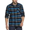 CQR Men’s 100% All Cotton Button Down Flannel Shirts, Long Sleeve Brushed Warm Soft Casual Outdoor Plaid Shirt(Plaid River)