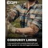 CQR Men’s 100% All Cotton Button Down Flannel Shirts, Long Sleeve Brushed Warm Soft Casual Outdoor Plaid Shirt(Plaid Seashore)