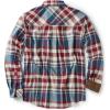 CQR Men’s 100% All Cotton Button Down Flannel Shirts, Long Sleeve Brushed Warm Soft Casual Outdoor Plaid Shirt(Plaid Vintage Wine)