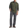 CQR Men’s 100% All Cotton Button Down Flannel Shirts, Long Sleeve Brushed Warm Soft Casual Outdoor Plaid Shirt(Solid Hunter Green)