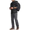 CQR Men’s 100% All Cotton Button Down Flannel Shirts, Long Sleeve Brushed Warm Soft Casual Outdoor Plaid Shirt(Stealth Coal Miner)