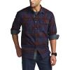 CQR Men’s 100% All Cotton Button Down Flannel Shirts, Long Sleeve Brushed Warm Soft Casual Outdoor Plaid Shirt(Stealth Woods Night)