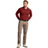 CQR Men’s Polo Shirt, Long Sleeve Tactical Shirts, Outdoor UPF 50+ Pique Shirt, Dry Fit Lightweight Golf Shirts(Frost Essential Long Wine)