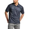 CQR Men’s Polo Shirt, Long Sleeve Tactical Shirts, Outdoor UPF 50+ Pique Shirt, Dry Fit Lightweight Golf Shirts(Frost Essential Scale Charcoal)