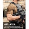 CQR Men’s Polo Shirt, Long Sleeve Tactical Shirts, Outdoor UPF 50+ Pique Shirt, Dry Fit Lightweight Golf Shirts(Frost Pro Crewneck Coyote)