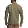 CQR Men’s Thermal Fleece Quarter Zip Sweater, Outdoor Lightweight Long Sleeve Pullover, Casual Mock Neck Polo Sweaters(Covert Oatmeal)