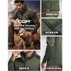 CQR Men’s Thermal Fleece Quarter Zip Sweater, Outdoor Lightweight Long Sleeve Pullover, Casual Mock Neck Polo Sweaters(Crest Olive)