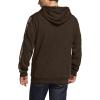 CQR Men’s Winter Fleece Pullover Hoodies, Thermal Long Sleeve Hooded Sweatshirt, Cotton-Blend Outdoor/Tactical Shirts(Fleece Camo Hoodie Brown)