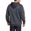 CQR Men’s Winter Fleece Pullover Hoodies, Thermal Long Sleeve Hooded Sweatshirt, Cotton-Blend Outdoor/Tactical Shirts(Fleece Camo Hoodie Charcoal Heather)