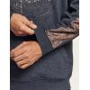 CQR Men’s Winter Fleece Pullover Hoodies, Thermal Long Sleeve Hooded Sweatshirt, Cotton-Blend Outdoor/Tactical Shirts(Fleece Camo Hoodie Charcoal Heather)