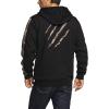 CQR Men’s Winter Fleece Pullover Hoodies, Thermal Long Sleeve Hooded Sweatshirt, Cotton-Blend Outdoor/Tactical Shirts(Fleece Full-zip Hoodie Black)