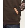 CQR Men’s Winter Fleece Pullover Hoodies, Thermal Long Sleeve Hooded Sweatshirt, Cotton-Blend Outdoor/Tactical Shirts(Fleece Full-zip Hoodie Brown)
