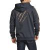 CQR Men’s Winter Fleece Pullover Hoodies, Thermal Long Sleeve Hooded Sweatshirt, Cotton-Blend Outdoor/Tactical Shirts(Fleece Full-zip Hoodie Charcoal Heather)