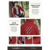 CQR Men’s Winter Fleece Pullover Hoodies, Thermal Long Sleeve Hooded Sweatshirt, Cotton-Blend Outdoor/Tactical Shirts(Fleece Full-zip Hoodie Red)