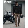 CQR Men’s Winter Fleece Pullover Hoodies, Thermal Long Sleeve Hooded Sweatshirt, Cotton-Blend Outdoor/Tactical Shirts(Fleece Tactical Full-zip Black)