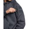 CQR Men’s Winter Fleece Pullover Hoodies, Thermal Long Sleeve Hooded Sweatshirt, Cotton-Blend Outdoor/Tactical Shirts(Fleece Tactical Full-zip Charcoal)
