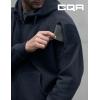 CQR Men’s Winter Fleece Pullover Hoodies, Thermal Long Sleeve Hooded Sweatshirt, Cotton-Blend Outdoor/Tactical Shirts(Fleece Tactical Full-zip Navy)