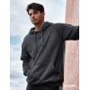 CQR Men’s Winter Fleece Pullover Hoodies, Thermal Long Sleeve Hooded Sweatshirt, Cotton-Blend Outdoor/Tactical Shirts(Fleece Tactical Hoodie Charcoal Heather)