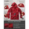 CQR Men’s Winter Fleece Pullover Hoodies, Thermal Long Sleeve Hooded Sweatshirt, Cotton-Blend Outdoor/Tactical Shirts(Fleece Tactical Hoodie Red)