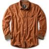 CQR Men’s 100% All Cotton Button Down Flannel Shirts, Long Sleeve Brushed Warm Soft Casual Outdoor Plaid Shirt(Corduroy Camel)