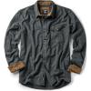 CQR Men’s 100% All Cotton Button Down Flannel Shirts, Long Sleeve Brushed Warm Soft Casual Outdoor Plaid Shirt(Corduroy Grey)