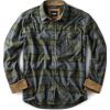 CQR Men’s 100% All Cotton Button Down Flannel Shirts, Long Sleeve Brushed Warm Soft Casual Outdoor Plaid Shirt(Plaid Amazon Grey)
