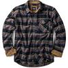 CQR Men’s 100% All Cotton Button Down Flannel Shirts, Long Sleeve Brushed Warm Soft Casual Outdoor Plaid Shirt(Plaid Coal Miner)