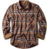 CQR Men’s 100% All Cotton Button Down Flannel Shirts, Long Sleeve Brushed Warm Soft Casual Outdoor Plaid Shirt(Plaid Dakota Grey)