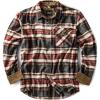 CQR Men’s 100% All Cotton Button Down Flannel Shirts, Long Sleeve Brushed Warm Soft Casual Outdoor Plaid Shirt(Plaid Folk Tale)