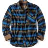 CQR Men’s 100% All Cotton Button Down Flannel Shirts, Long Sleeve Brushed Warm Soft Casual Outdoor Plaid Shirt(Plaid Forest Oasis)