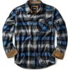 CQR Men’s 100% All Cotton Button Down Flannel Shirts, Long Sleeve Brushed Warm Soft Casual Outdoor Plaid Shirt(Plaid Night Sky)