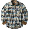 CQR Men’s 100% All Cotton Button Down Flannel Shirts, Long Sleeve Brushed Warm Soft Casual Outdoor Plaid Shirt(Plaid Seashore)
