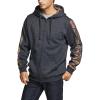 CQR Men’s Winter Fleece Pullover Hoodies, Thermal Long Sleeve Hooded Sweatshirt, Cotton-Blend Outdoor/Tactical Shirts(Fleece Full-zip Hoodie Charcoal Heather)