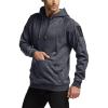 CQR Men’s Winter Fleece Pullover Hoodies, Thermal Long Sleeve Hooded Sweatshirt, Cotton-Blend Outdoor/Tactical Shirts(Fleece Tactical Hoodie Charcoal Heather)