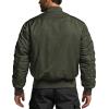 CQR Men’s Casual Bomber Jacket, Outdoor Fall/Winter Zip-Up Windbreaker, Water Resistant Padded MA-1 Flight Jacket with Pocket(Navigator Af Army Green)