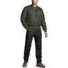 CQR Men’s Casual Bomber Jacket, Outdoor Fall/Winter Zip-Up Windbreaker, Water Resistant Padded MA-1 Flight Jacket with Pocket(Navigator Army Green)