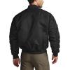 CQR Men’s Casual Bomber Jacket, Outdoor Fall/Winter Zip-Up Windbreaker, Water Resistant Padded MA-1 Flight Jacket with Pocket(Watcher Black)
