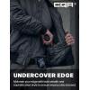 CQR Men’s Casual Bomber Jacket, Outdoor Fall/Winter Zip-Up Windbreaker, Water Resistant Padded MA-1 Flight Jacket with Pocket(Watcher Carbon Grey)