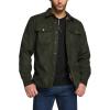 CQR Men’s Flannel Lined Shirt Jackets, Long Sleeved Rugged Plaid Cotton Brushed Suede Shirt Jacket(Flannel Lined Folk Tale)
