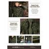 CQR Men’s Flannel Lined Shirt Jackets, Long Sleeved Rugged Plaid Cotton Brushed Suede Shirt Jacket(Flannel Print Lined Camo Olive)