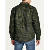 CQR Men’s Flannel Lined Shirt Jackets, Long Sleeved Rugged Plaid Cotton Brushed Suede Shirt Jacket(Flannel Print Lined Camo Olive)