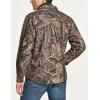 CQR Men’s Flannel Lined Shirt Jackets, Long Sleeved Rugged Plaid Cotton Brushed Suede Shirt Jacket(Flannel Print Lined Hunting Camo)