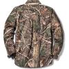 CQR Men’s Flannel Lined Shirt Jackets, Long Sleeved Rugged Plaid Cotton Brushed Suede Shirt Jacket(Flannel Print Lined Hunting Camo)