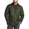 CQR Men’s Flannel Lined Shirt Jackets, Long Sleeved Rugged Plaid Cotton Brushed Suede Shirt Jacket(Huntsman Forest Oasis)
