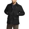 CQR Men’s Flannel Lined Shirt Jackets, Long Sleeved Rugged Plaid Cotton Brushed Suede Shirt Jacket(Huntsman Night Sky)